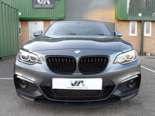 Bmw 2 series f22 f23 f87 m2 gloss black single kidney grilles