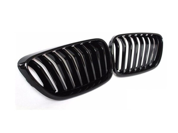 Bmw 2 series f22 f23 f87 m2 gloss black single kidney grilles