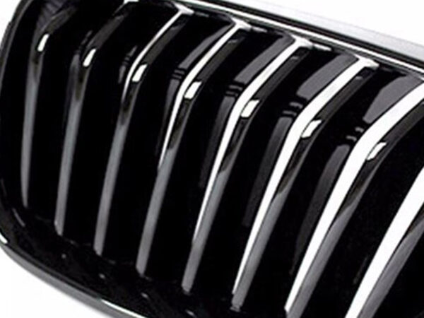 Bmw 2 series f22 f23 f87 m2 gloss black single kidney grilles
