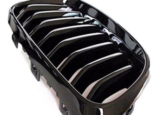 Bmw 2 series f22 f23 f87 m2 gloss black single kidney grilles