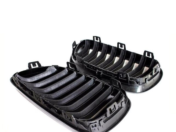 Bmw 2 series f22 f23 f87 m2 gloss black single kidney grilles