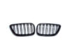 BMW 2 Series F22 F23 F87 M2 GLOSS BLACK M Style Double Kidney Grilles