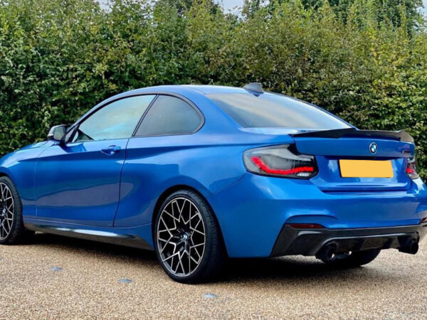 Bmw 2 series f22 f87 vrs m4 style gloss black boot spoiler