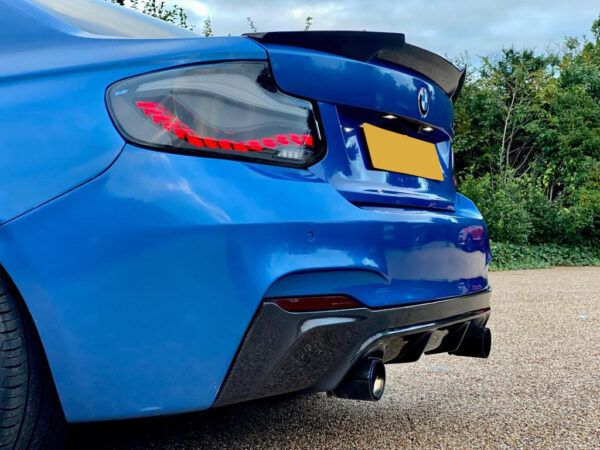 Bmw 2 series f22 f87 vrs m4 style gloss black boot spoiler