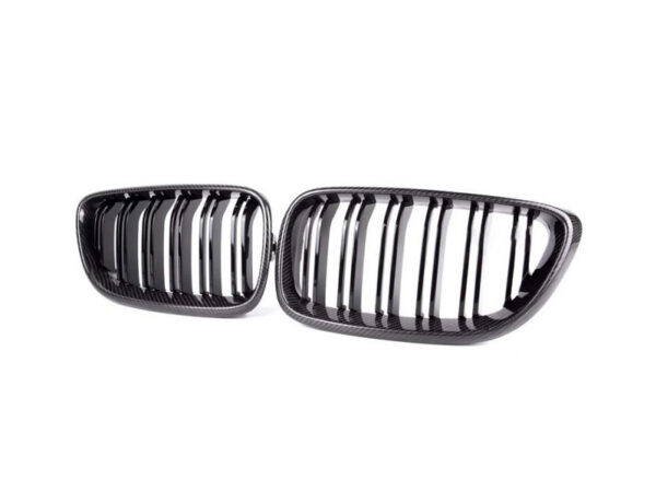 BMW 2 Series F22 F23 F87 M2 CARBON FIBER M Style Double Kidney Grilles