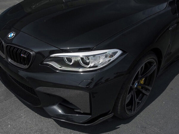 Bmw 2 series f22 f23 f87 m2 carbon fiber m style double kidney grilles