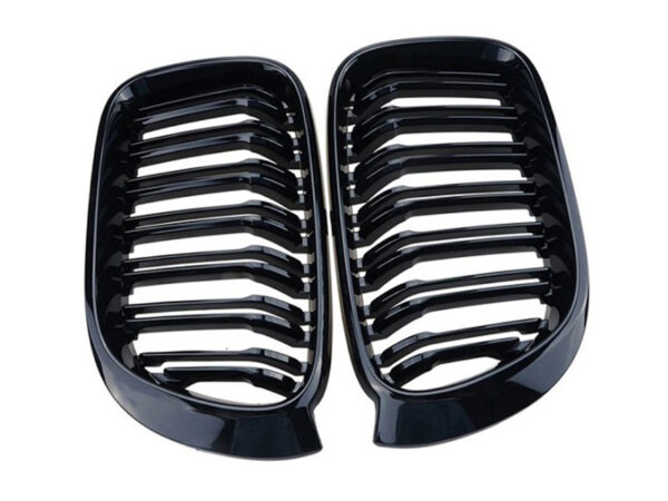 Bmw x3 x4 f25 f26 gloss black double kidney grilles
