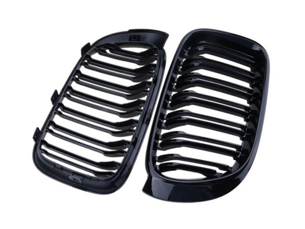 Bmw x3 x4 f25 f26 gloss black double kidney grilles