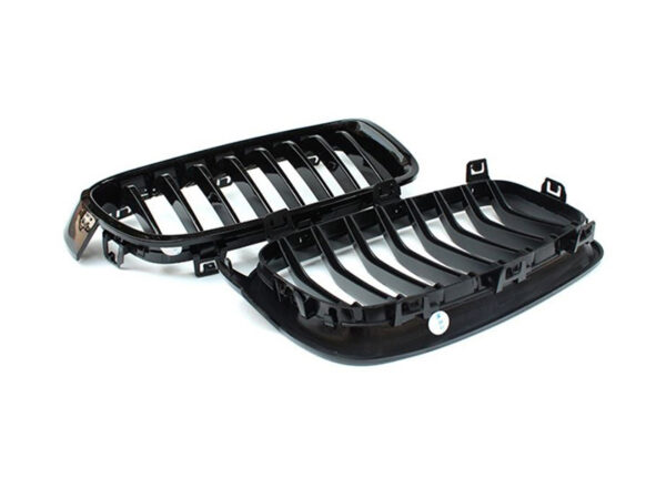 Bmw 3 series f30 f31 m style gloss black single kidney grilles