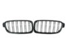 BMW 3 Series F30 F31 GLOSS BLACK Double Kidney Grilles