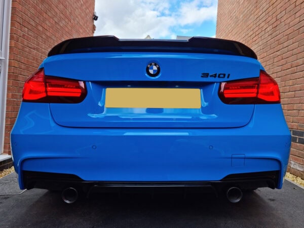 BMW 3 Series F30 F80 M3 PSM Style GLOSS BLACK Boot Spoiler
