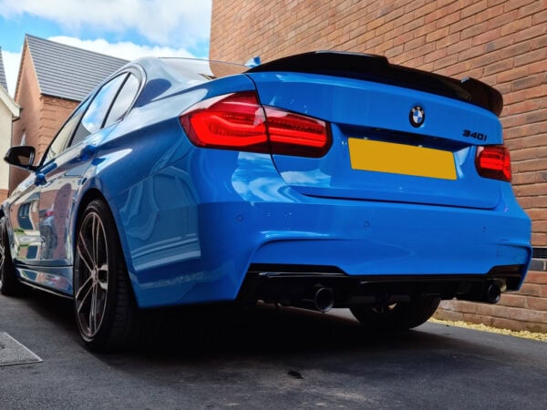 Bmw 3 series f30 f80 m3 psm style gloss black boot spoiler