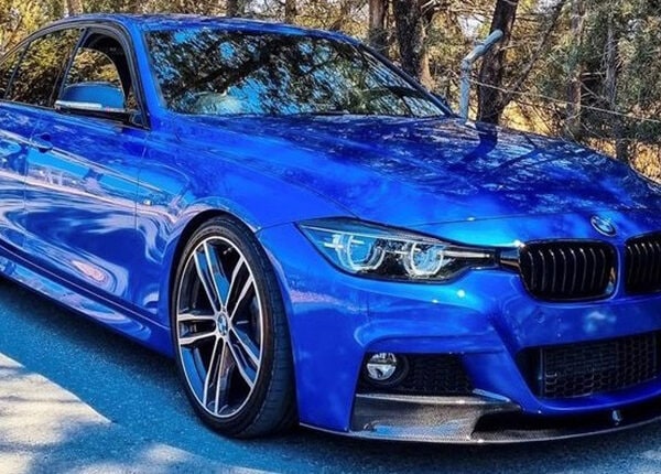 Bmw 3 series f30 f31 m sport performance style carbon fiber front splitter