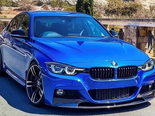 Bmw 3 series f30 f31 m sport performance style carbon fiber front splitter