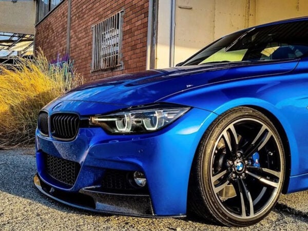 Bmw 3 series f30 f31 m sport performance style carbon fiber front splitter