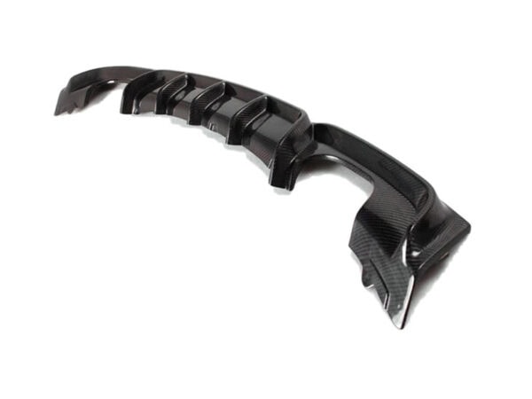 Bmw 3 series f30 f31 m sport performance style carbon fiber quad exhaust rear diffuser