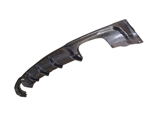 Bmw 3 series f30 f31 m sport performance style carbon fiber quad exhaust rear diffuser