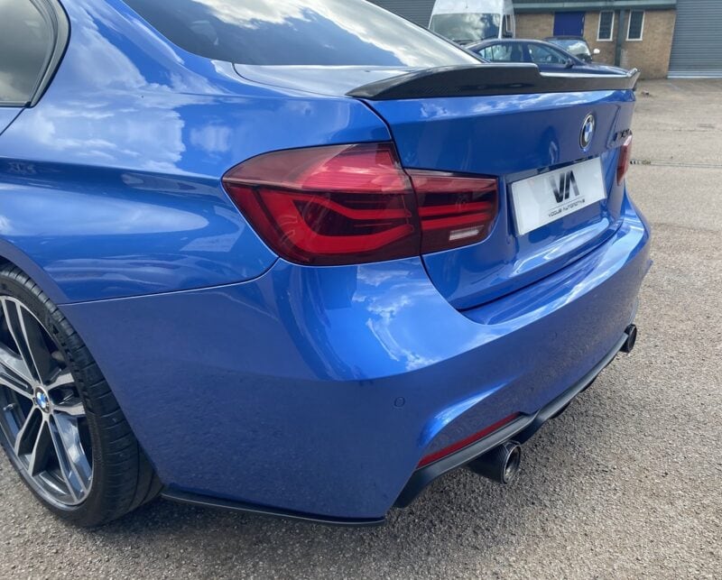 Bmw 3 series f30 f31 m sport performance rear bumper extensions