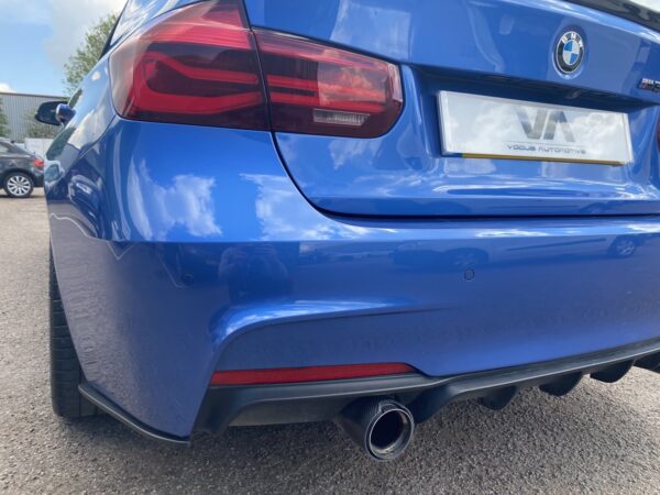 Bmw 3 series f30 f31 m sport performance rear bumper extensions