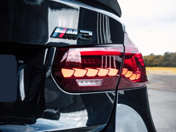 Bmw 3 series f30 m3 f80 cs gts oled style red rear tail lights