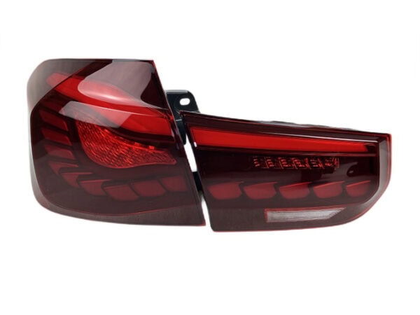 Bmw 3 series f30 m3 f80 cs gts oled style red rear tail lights