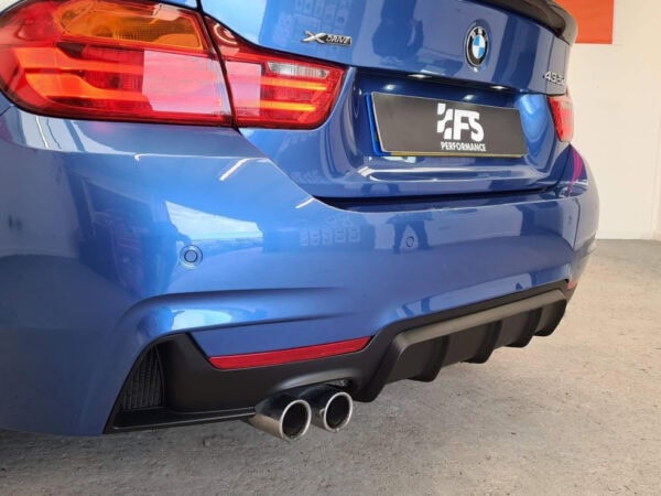 Bmw 4 series f32 f33 f36 m sport performance double exhaust rear diffuser