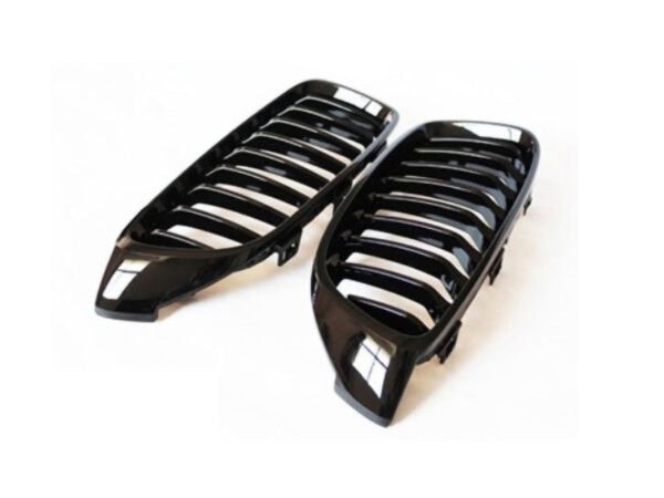 Bmw 3 series f80 m3 4 series f32 f33 f36 f82 f83 m4 gloss black kidney grilles