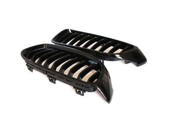 Bmw 3 series f80 m3 4 series f32 f33 f36 f82 f83 m4 gloss black kidney grilles