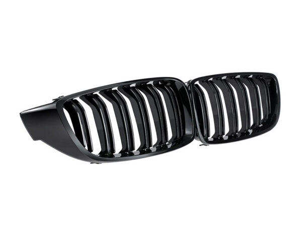 Bmw 4 series f32 f33 f82 m style gloss black double kidney grilles