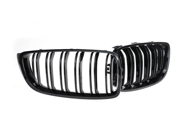 Bmw 4 series f32 f33 f82 m style gloss black double kidney grilles