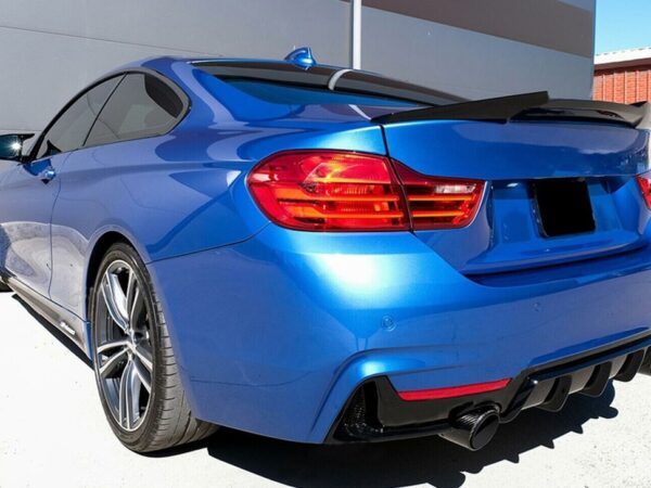 Bmw 4 series f32 vrs m4 style gloss black boot spoiler