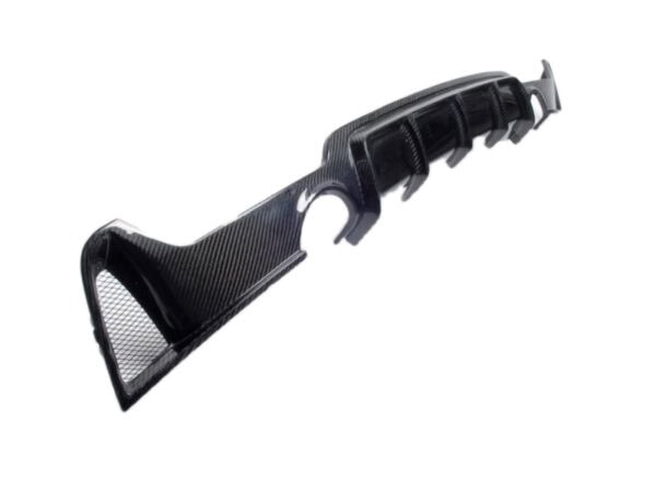 Bmw 4 series f32 f33 f36 m sport performance style carbon fiber dual exhaust rear diffuser