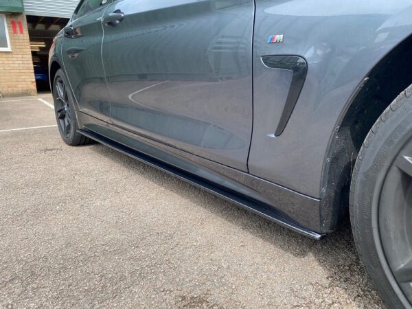 Bmw 4 series f32 f33 f36 m sport carbon fiber side skirts