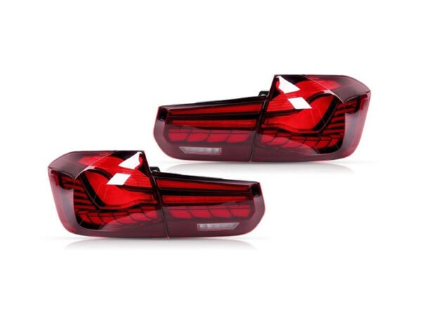 Bmw 4 series f32 f33 f36 f82 f83 m4 cs gts oled style red rear tail lights