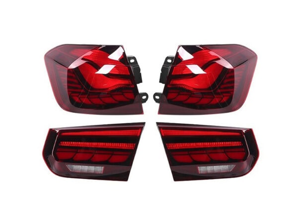 Bmw 4 series f32 f33 f36 f82 f83 m4 cs gts oled style red rear tail lights