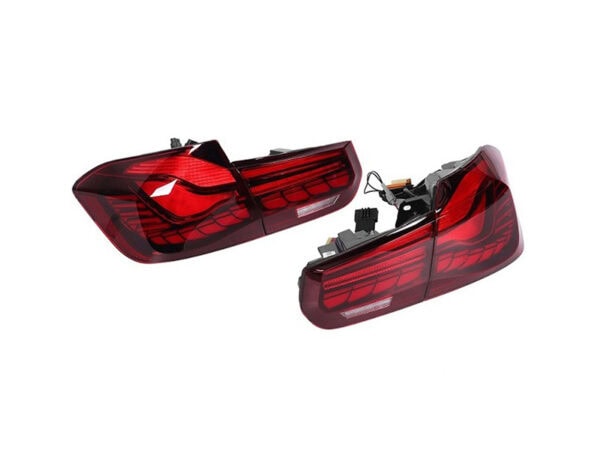 Bmw 4 series f32 f33 f36 f82 f83 m4 cs gts oled style red rear tail lights