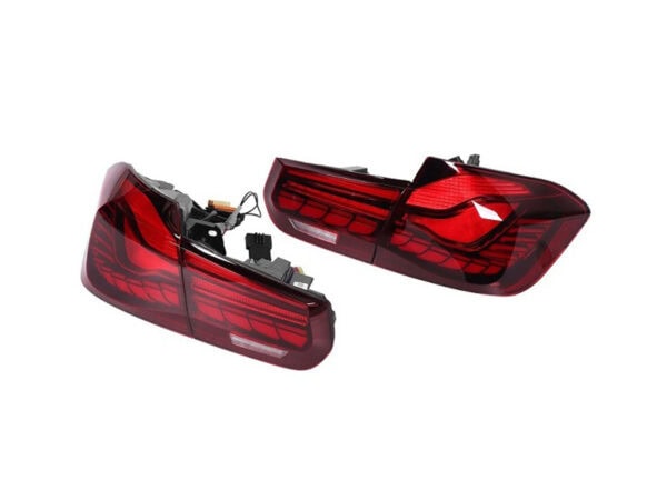 Bmw 4 series f32 f33 f36 f82 f83 m4 cs gts oled style red rear tail lights
