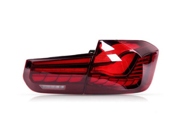Bmw 4 series f32 f33 f36 f82 f83 m4 cs gts oled style red rear tail lights