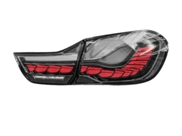 Bmw 4 series f32 f33 f36 f82 f83 m4 cs gts oled style smoked rear tail lights