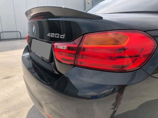 Bmw 4 series f33 f83 m4 performance gloss black boot spoiler
