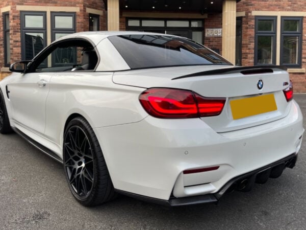 Bmw 4 series f33 f83 m4 performance style carbon fiber boot spoiler