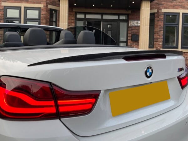 Bmw 4 series f33 f83 m4 performance style carbon fiber boot spoiler