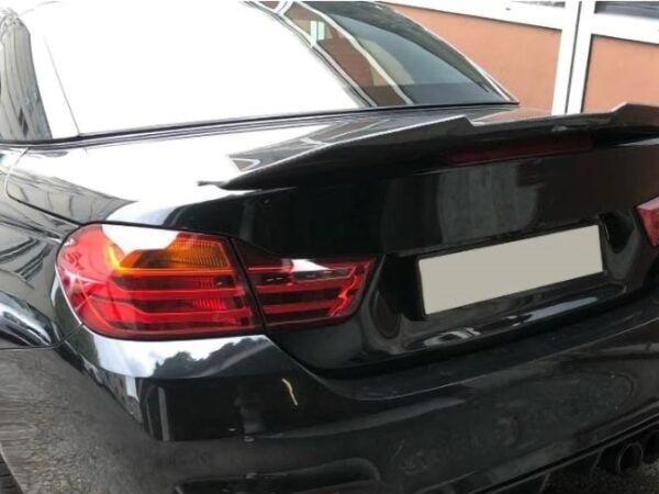 Bmw 4 series f33 f83 m4 psm style carbon fiber boot spoiler
