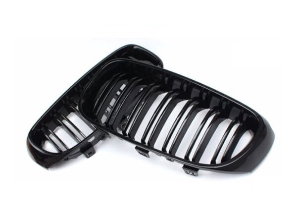 Bmw 3 series f34 gt gloss black double kidney grilles