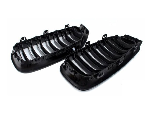 Bmw 3 series f34 gt gloss black double kidney grilles