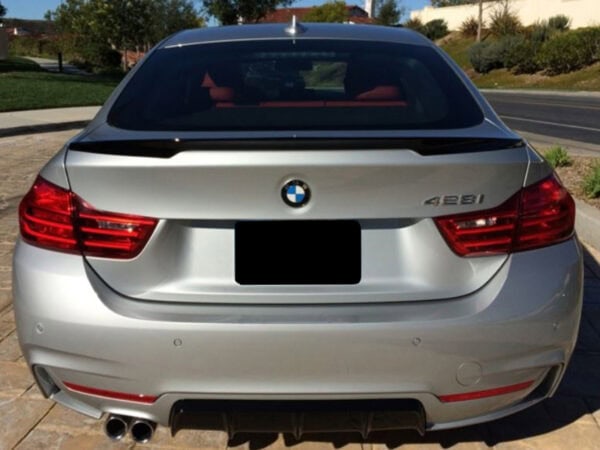 BMW 4 Series F36 PERFORMANCE Style CARBON FIBER Boot Spoiler