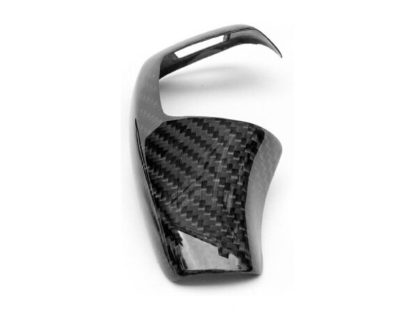 Bmw f series prepreg carbon fiber gear knob trim rhd