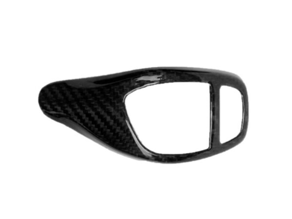 Bmw f series prepreg carbon fiber gear knob trim rhd lhd