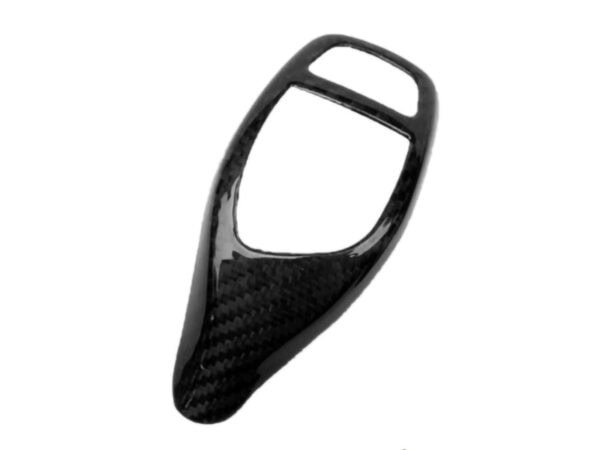 Bmw f series prepreg carbon fiber gear knob trim rhd lhd