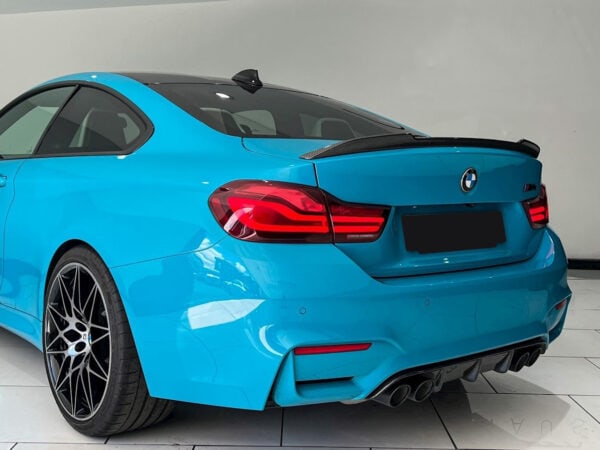 Bmw f82 m4 cs style carbon fiber boot spoiler
